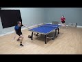 how to do a forehand chop tips from a defensive expert