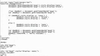 JavaScript Tutorial- Dynamically Change Page Elements