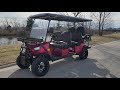 6 Seater Renegade Electric Golf Cart Family Fun 48v 5000 Watt High Power Golf Cart