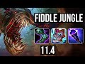 FIDDLESTICKS vs NIDALEE (JUNGLE) | Rank 1 Fiddle, 13/3/20, 400+ games | KR Challenger | v11.4