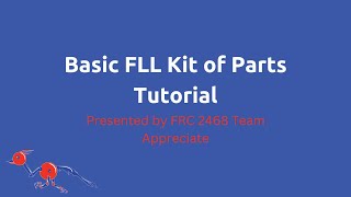 EV3 Basic Kit Parts Tutorial