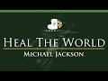 Michael Jackson - Heal The World - LOWER Key (Piano Karaoke Instrumental)