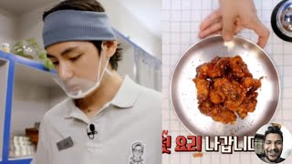 BTS V / Taehyung Cooking Debut on Seojins, Jinnys Kitchen Ep 3