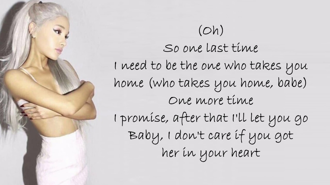 Ariana Grande - One Last Time | Lyrics Songs - YouTube