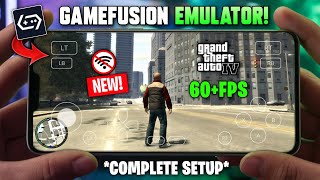 GTA 4 Game 60FPS On Gamefusion V2.0.4 (Gamehub) Emulator Android: Complete Setup \u0026 Best Settings