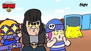 브롤스타즈 금고 털이 사건?! 1편 l 브롤스타즈 애니메이션 ( brawlstars animation ) by. 스낵넛