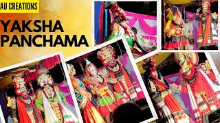 Yaksha Panchama | Prajwal Kumar Comedy | Kannadi Katte | Yakshagana | Yakshagana Hasya |AU Creations