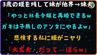 【スカッと総集編】姉が3歳の姪を残して亡くなった→姉の夫：\