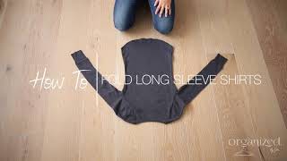 How to Fold Long Sleeve Shirts