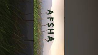 Afsha Name Whatapp Status | Afsha Name Video | #shorts #tranding #short #name #new