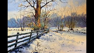 Winter Serenity in Watercolour Painting Tutorial