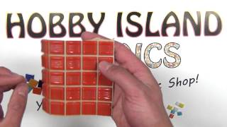 Hobby Island Mosaics - Vitreous Iridescent Mosaic Tiles - Overview