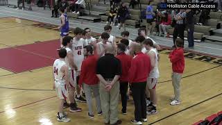 Holliston Boys Varsity Basketball v Hopedale - 2/16/2023