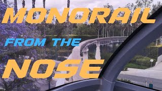 Disneyland Monorail from the NOSE! (Complete with Awkward Simpsons References)