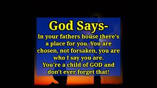 God Says- You're a child of God #godsays #godmessage #jesus #jesuschrist #christianity #shorts