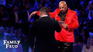 Sidney leaves Steve Harvey hanging!