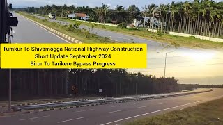 Tumkur To Shivamogga National Highway Construction | Sep 2024 |