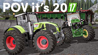 POV it's 2017 and you play Farming Simulator 17 on Gamsting MAP !