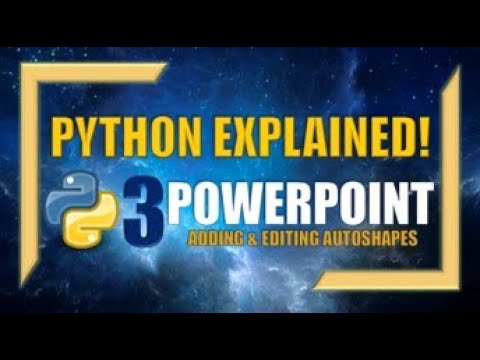 Create PowerPoint Presentations With Python | Part 3 - YouTube