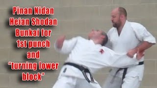 Practical Kata Bunkai: Pinan Nidan / Heian Shodan Turning "Lower Block"