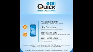 SBI Quick Power to control your account from mobile