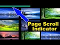 Website Page Scrolling Progress Indicator using HMLT/CSS JavaScript,JavaScript page scroll indicator