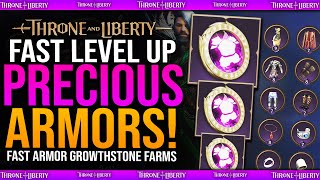 FAST ARMOR LEVEL UP GUIDE! - How to get EASY PRECIOUS ARMOR GROWTHSTONES Farm - Throne And Liberty