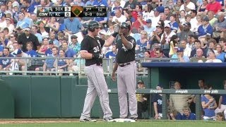 CWS@KC: Dunn drops in a single to score Rios in third