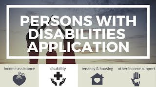 Persons With Disabilities Application