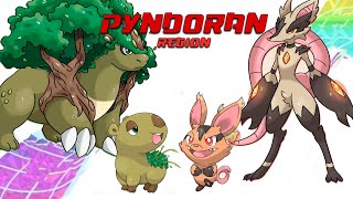 Complete Fakedex - Pyndoran Fakemon Region (Gen 9 Future Pokemon Evolutions)