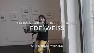 Edelweiss, on flute with a recorded piano accompaniment エーデルワイス