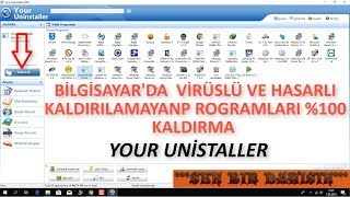 YOUR UNİSTALLER V7.5 FULL (VİRÜSLÜ PROGRAMLARI KALDIRMA) !!!