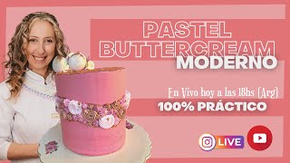 Diseño de Pastel Moderno (En Buttercream) - Fácil y Práctico✅