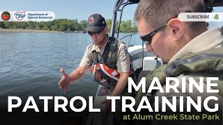 Marine Patrol Training at Alum Creek State Park