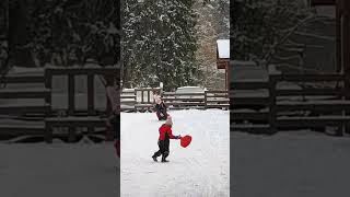 O zi minunata in Poiana Brașov #La săniuș #Cu prietena mea🤩😍