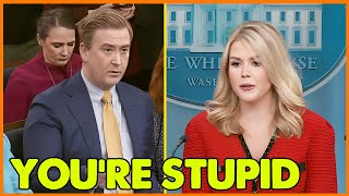 Karoline Leavitt Hilariously DESTROYS Fox News Reporter Peter Doocy, Leaving Him SPEECHLESS