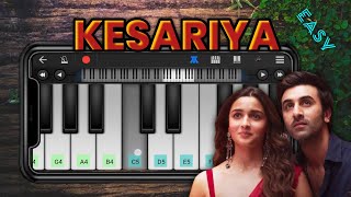 Kesariya Brahmastra 🎵 Learn on piano 🎹 easy piano lesson with chords