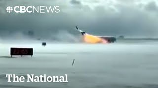 Video shows moment Delta plane crashed, flipped at Toronto's Pearson airport