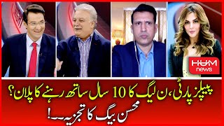 PPP and PML-N Planning to Stay Together for 10 years? Mohsin Baig Analysis | Pakistan Tonight