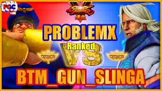 【SFV】ProblemX(Bison) VS BTM_GuN_SLinGa(Zeku)【スト5】プロブレムX(ベガ）対 是空 🔥FGC🔥