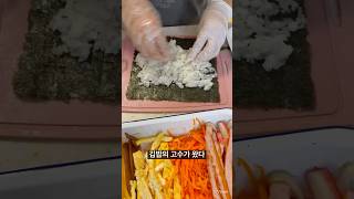 (집밥) 우리집이 김밥천국이다! 군침도는 김밥말이 1열직관!! #김밥 #집김밥 #요리 #집밥