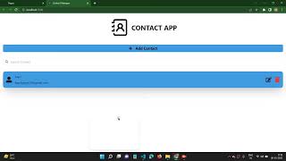 contact manager using React.js