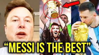 Elon Musk REACTS to Lionel Messi Winning FIFA World Cup final vs France