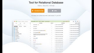 Table Plus Best Relational Database Program (Mysql, Sqlite3, Postgres, Redis, Sequel Server)