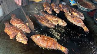 ಇಲ್ಲಿ ಸಿಗೊ fish tawa fry ಗೆ ನನಂತು ದೊಡ್ಡ ಪ್ಯಾನ್ ಗುರು | Buyyanadoddi fish tawa fry