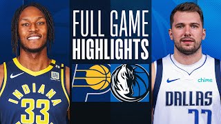 PACERS at MAVERICKS | FULL GAME HIGHLIGHTS | March 5, 2024