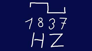 1837 hz square