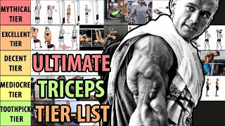 The ULTIMATE Triceps Exercises Tier-List (Mythical-tier to Toothpick-tier)