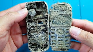 Restoration Nokia old phone | Restoring Broken Nokia 1280 Covered By Mud
