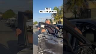 The default setting heckle #car #accident #carcrash #crash #funny #skit #joke #aussie #bogan